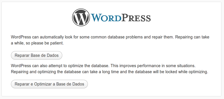 Reparar e Otimizar o Banco de Dados do WordPress