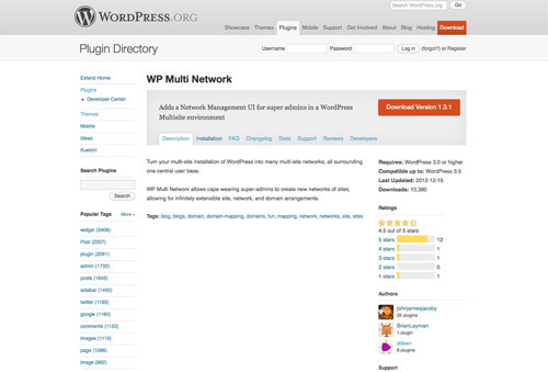 WP Multi Network