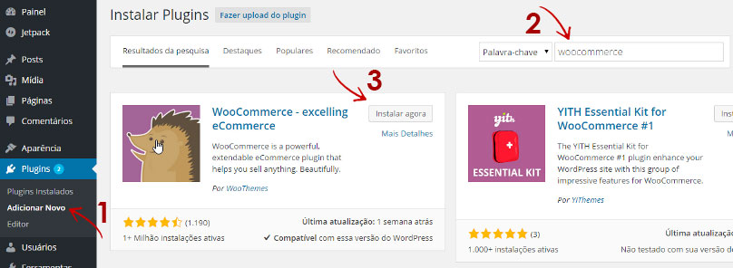 WooCommerce-Instalacao-e-Configuracoes-Iniciais-Instalar-Plugin