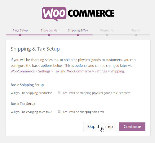 WooCommerce---Instalacao-e-Configuracoes-Iniciais-assistente-configuracao-taxas