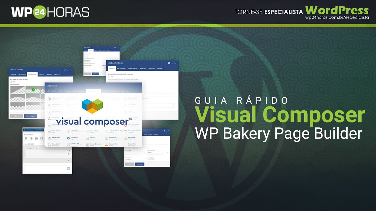 Visual Composer (WP Bakery Page Builder) – Guia Rápido