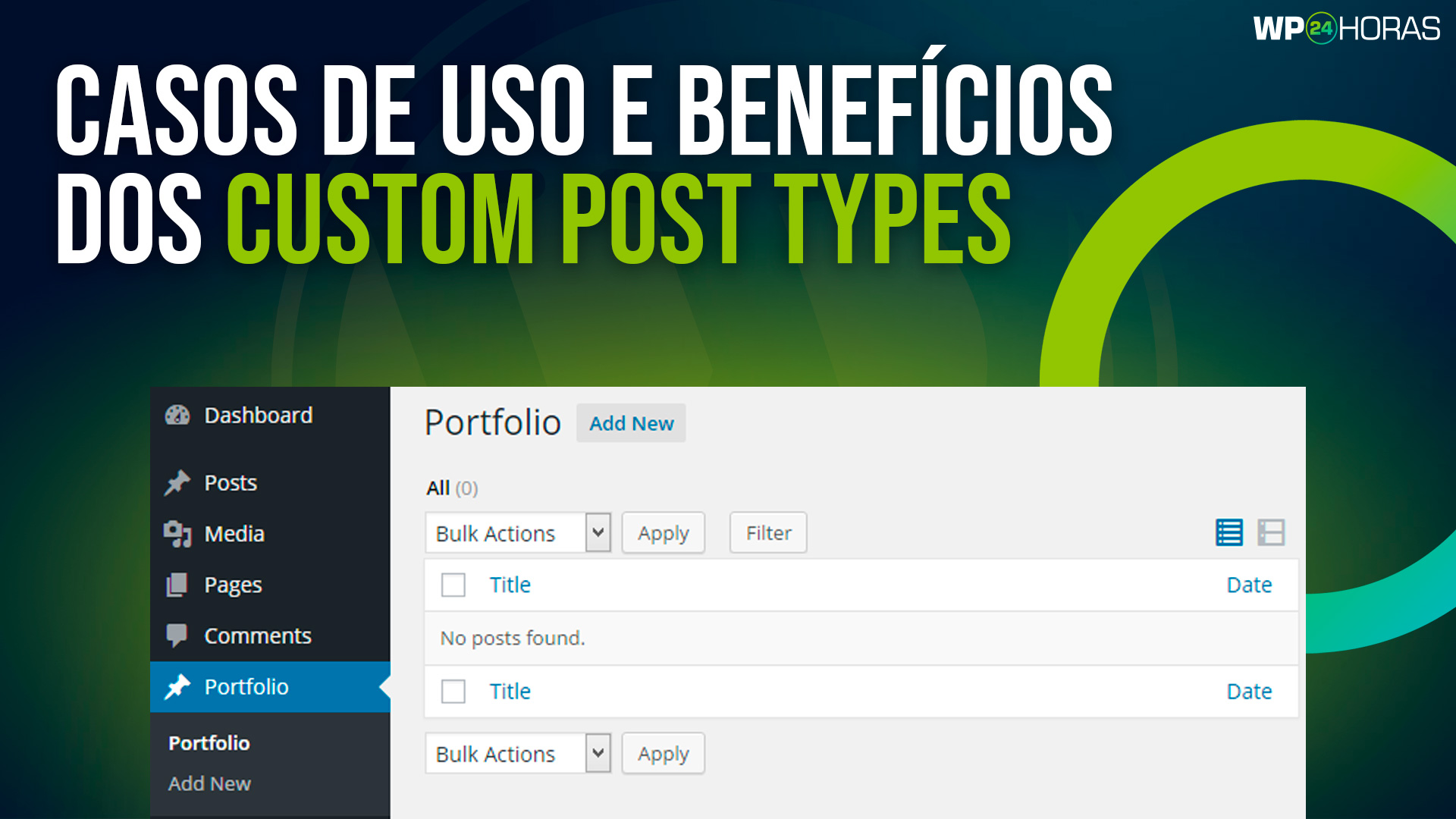 Casos de Uso e Benefícios dos Custom Post Types