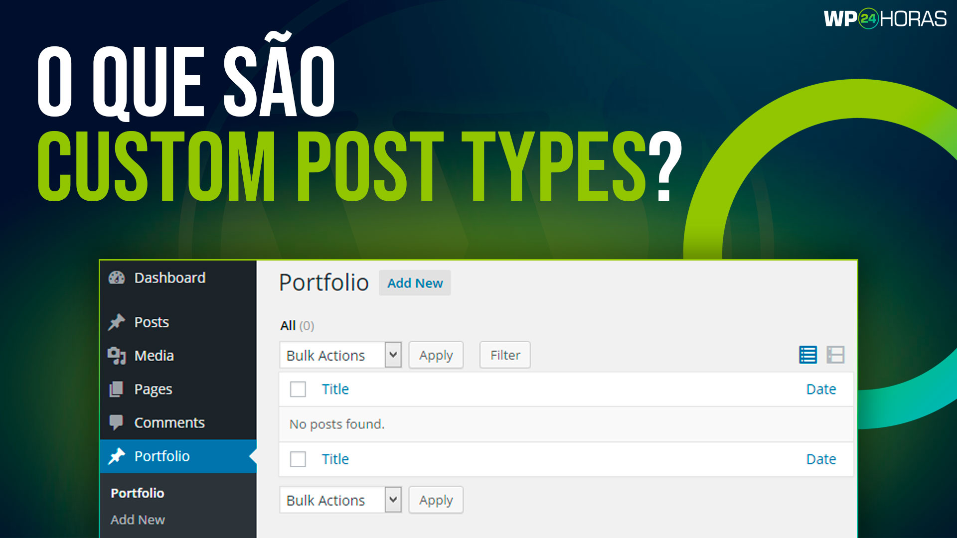 O que são Custom Post Types (CPTs)