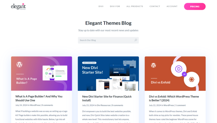 Elegant Themes Blog