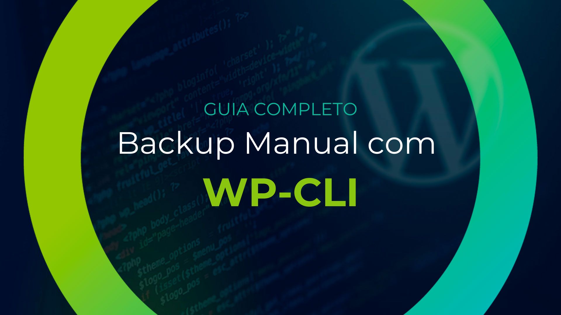 Backup Manual com WP-CLI: Um Guia Completo